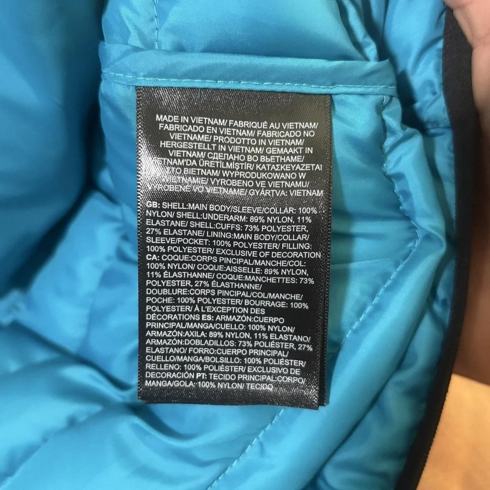 NWT The North Face Jacket Mens 2XL Blue Insulated Packable Pertex Quantum Hiking